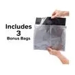 Toilet Seat w/Lid and 3 Bags f